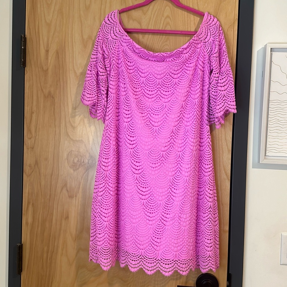 Off or on the shoulder dress